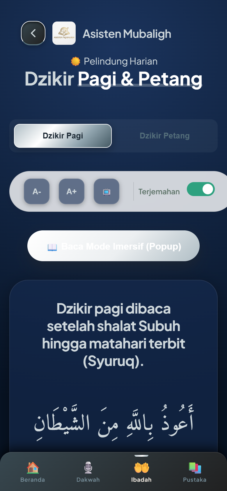 Dzikir Pagi & Petang